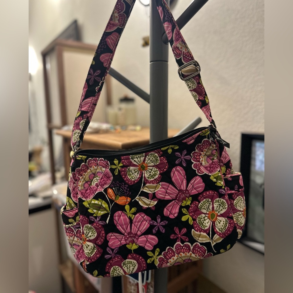 Vera Bradley Floral Patterned Shoulder Bag